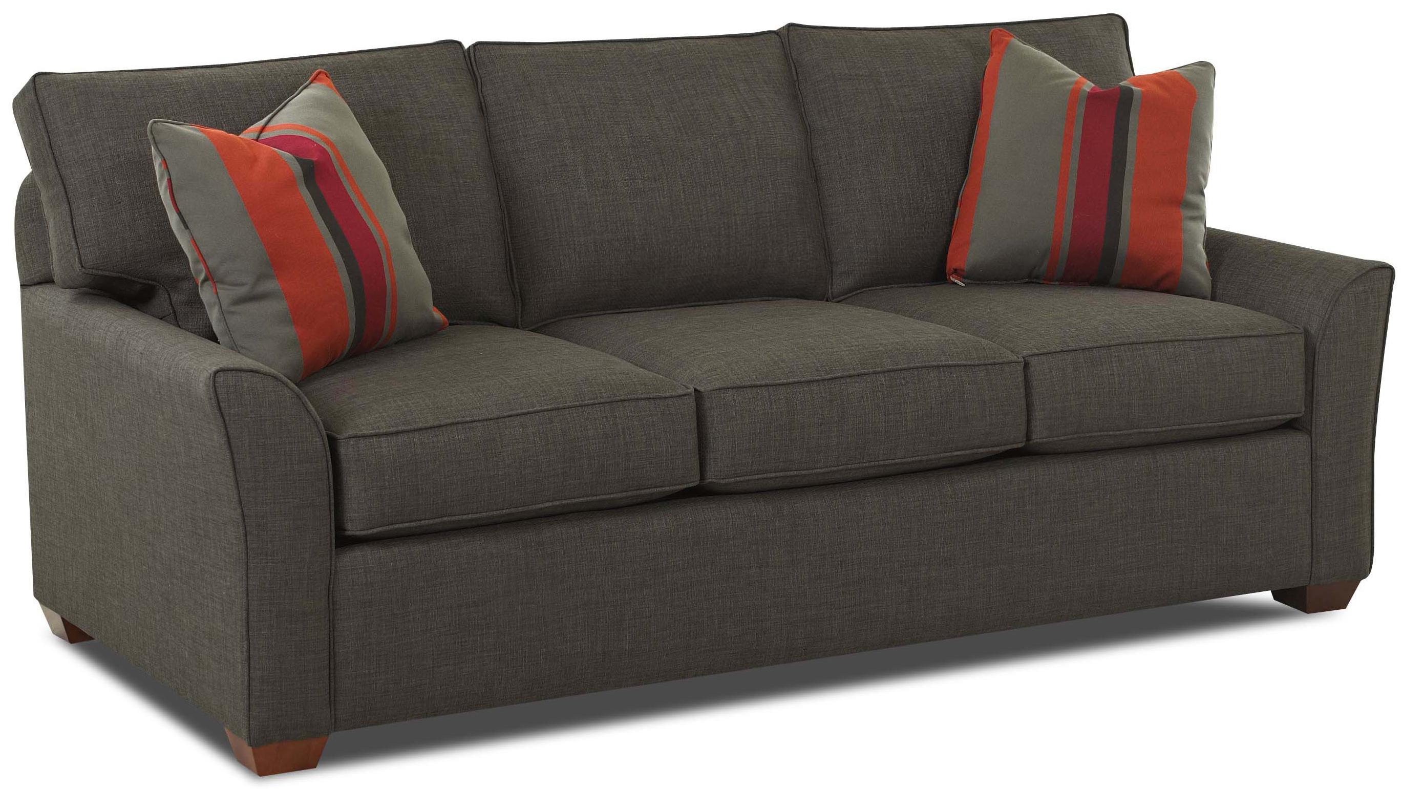 Klaussner Grady Contemporary 3 Seat Queen Innerspring Sleeper Sofa with